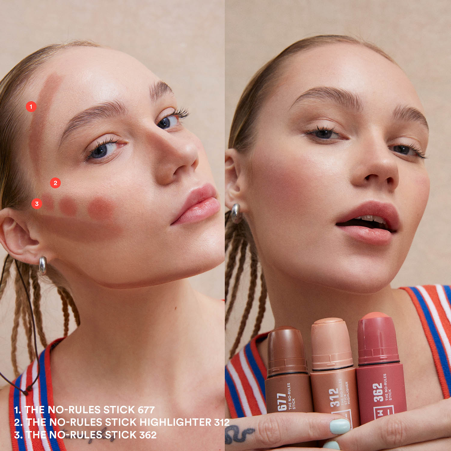 THE NO-RULES STICK HIGHLIGHTER (BARRA MULTI-USOS CON ACABADO LUMINOSO)